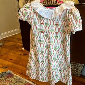 Bella Bliss peach and white dress